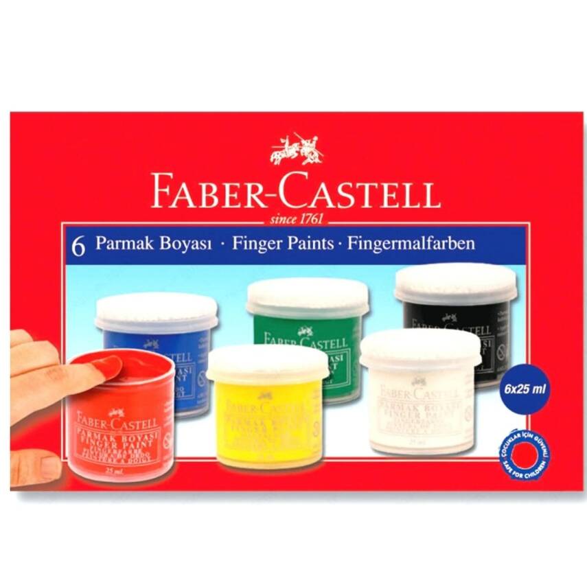 Faber Castell Parmak Boyası 25Ml 6 Renk 5170 160402 - 1
