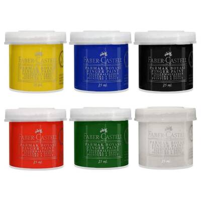 Faber Castell Parmak Boyası 25Ml 6 Renk 5170 160402 - 2