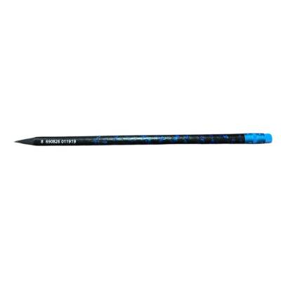 Faber Castell Party Desenli Silgili Kurşun Kalem-Mavi