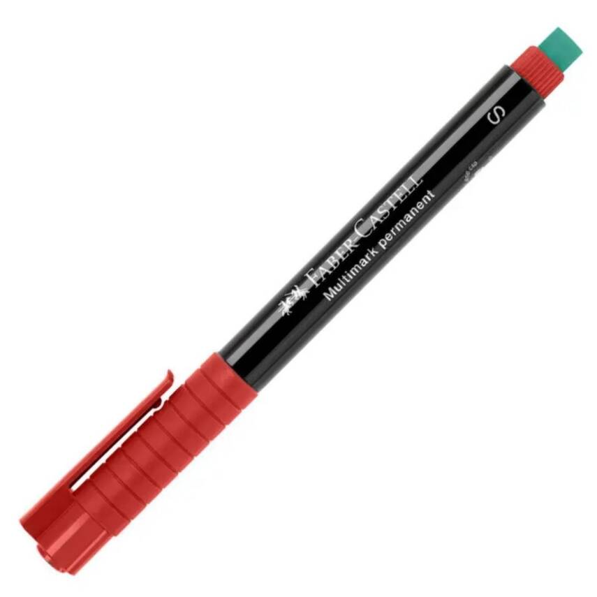 Faber Castell Permanent Kalem (S) Kırmızı - 1