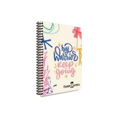 Faber Castell Pp Kapak Grafiti Spiralli 140 Yp Kareli 5075 000433-Keep Going