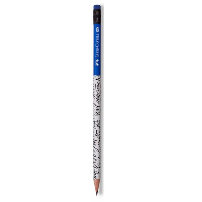 Faber Castell Silgili Caligraphy Kurşun Kalem-Lacivert - 1