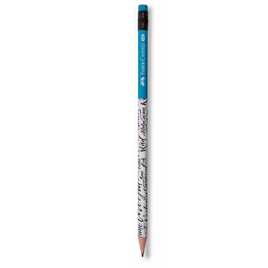 Faber Castell Silgili Caligraphy Kurşun Kalem-Mavi - 1