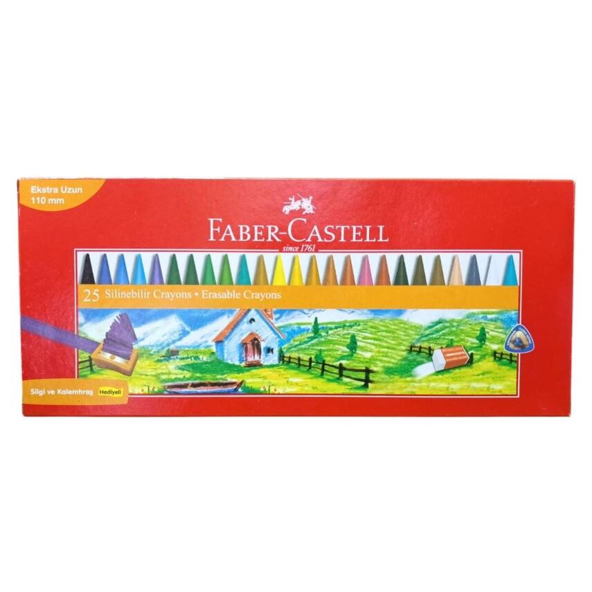 Faber Castell Silinebilir Mum Boya 25 Renk 5281 122725 - 1