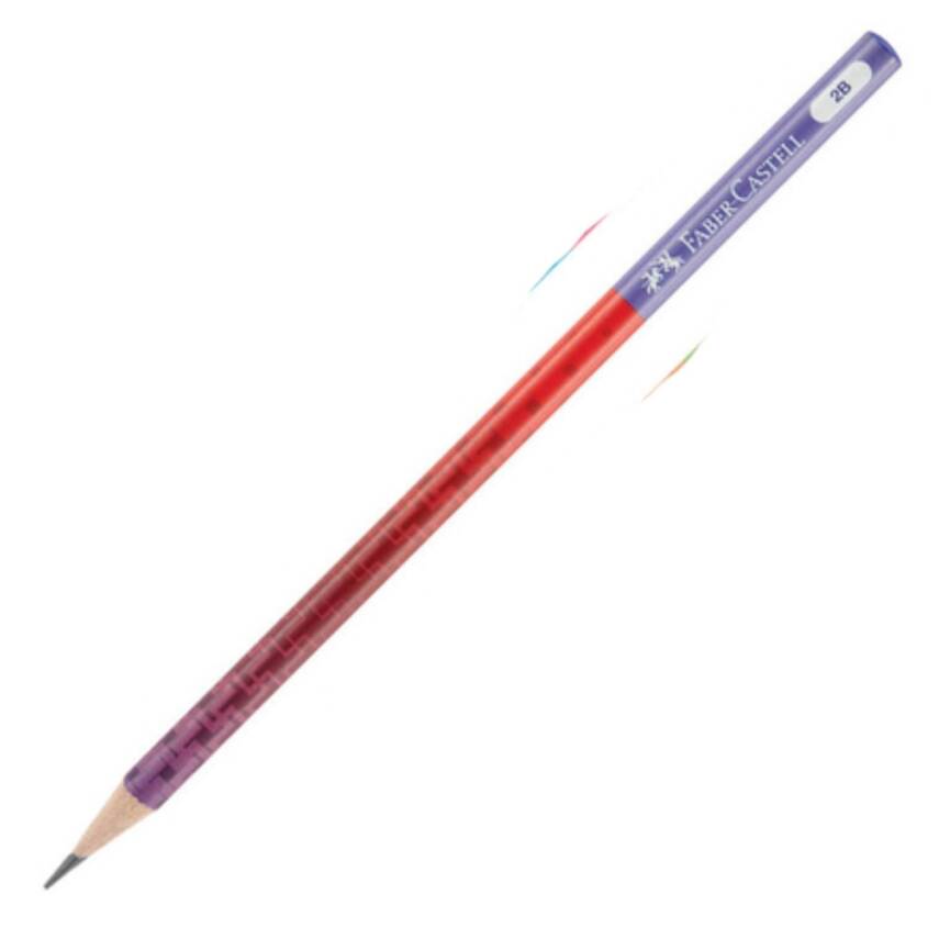 Faber Castell Smoothie 2B Kurşun Kalem-Mor - 1