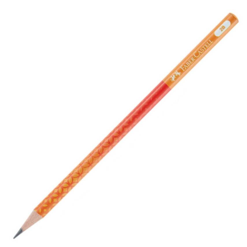 Faber Castell Smoothie 2B Kurşun Kalem-Turuncu - 1