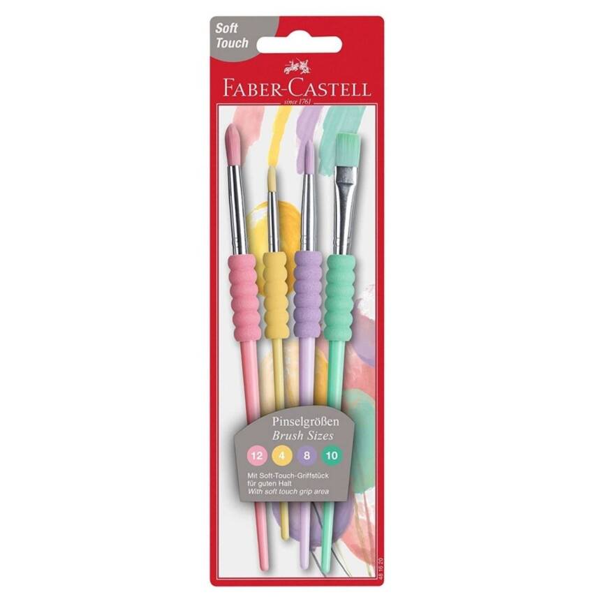Faber-Castell Soft Touch Fırça Pastel 4 Çeşit 48 16 20 - 1