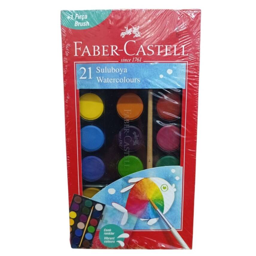 Faber Castell Suluboya Büyük Boy 21 Renk 5292 125021 - 1