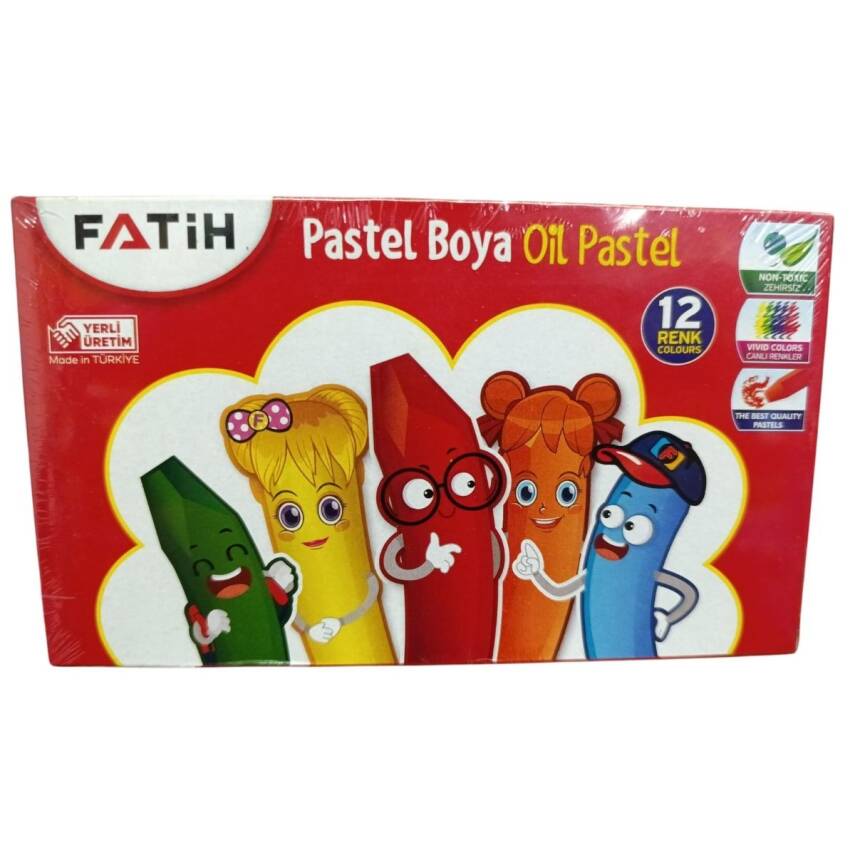 Fatih Pastel Boya 12 Renk 34012 - 1