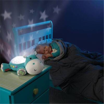 Fisher Price Hipopotam Projektör, Yıldızlı Işık Gösterisi, Uykuya Yardımcı 30dklık Sakinleştirici - 2