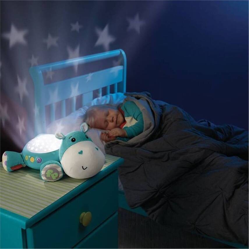 Fisher Price Hipopotam Projektör, Yıldızlı Işık Gösterisi, Uykuya Yardımcı 30dklık Sakinleştirici - 2