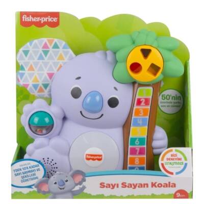 Fisher-Price Linkimals Sayı Sayan Koala Türkçe Konuşan Müzikli Eğitici Oyuncak Gxr24