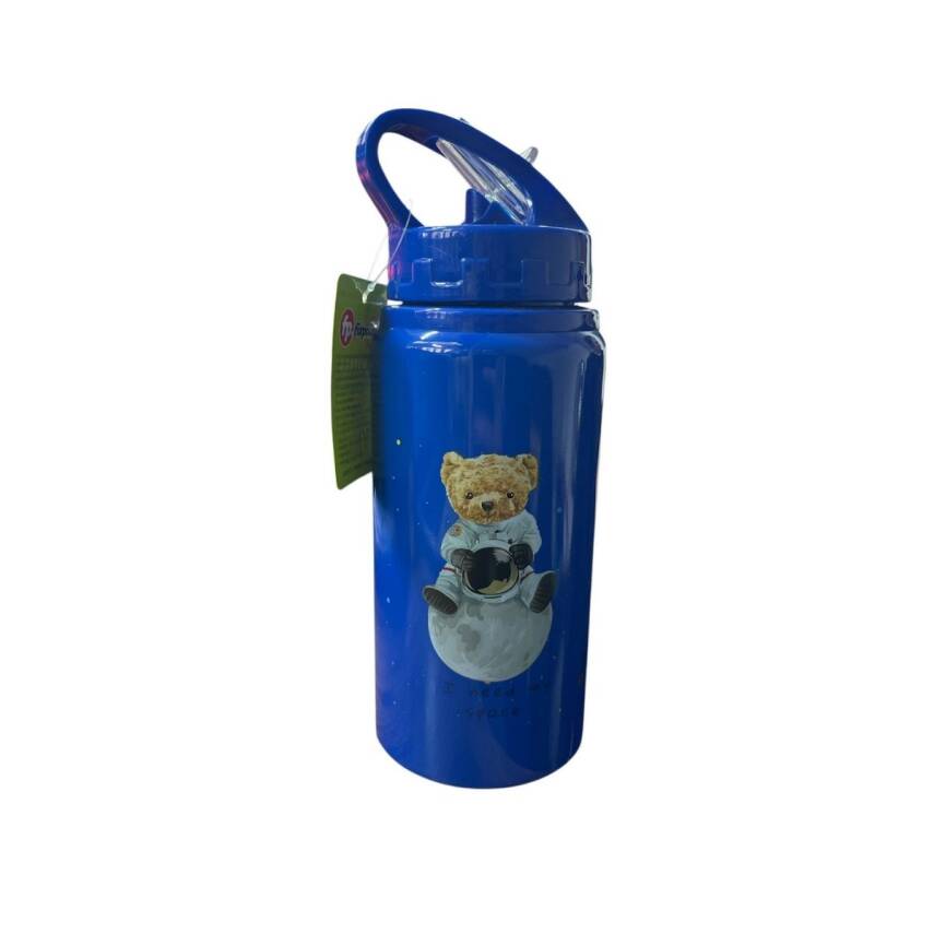 Fixpoint 500ml Alüminyum Desenli Matara P-1902-Mavi - 1