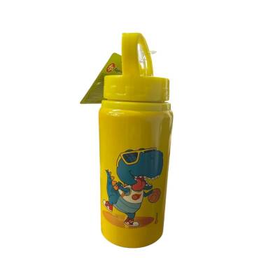 Fixpoint 500ml Alüminyum Desenli Matara P-1902-Sarı