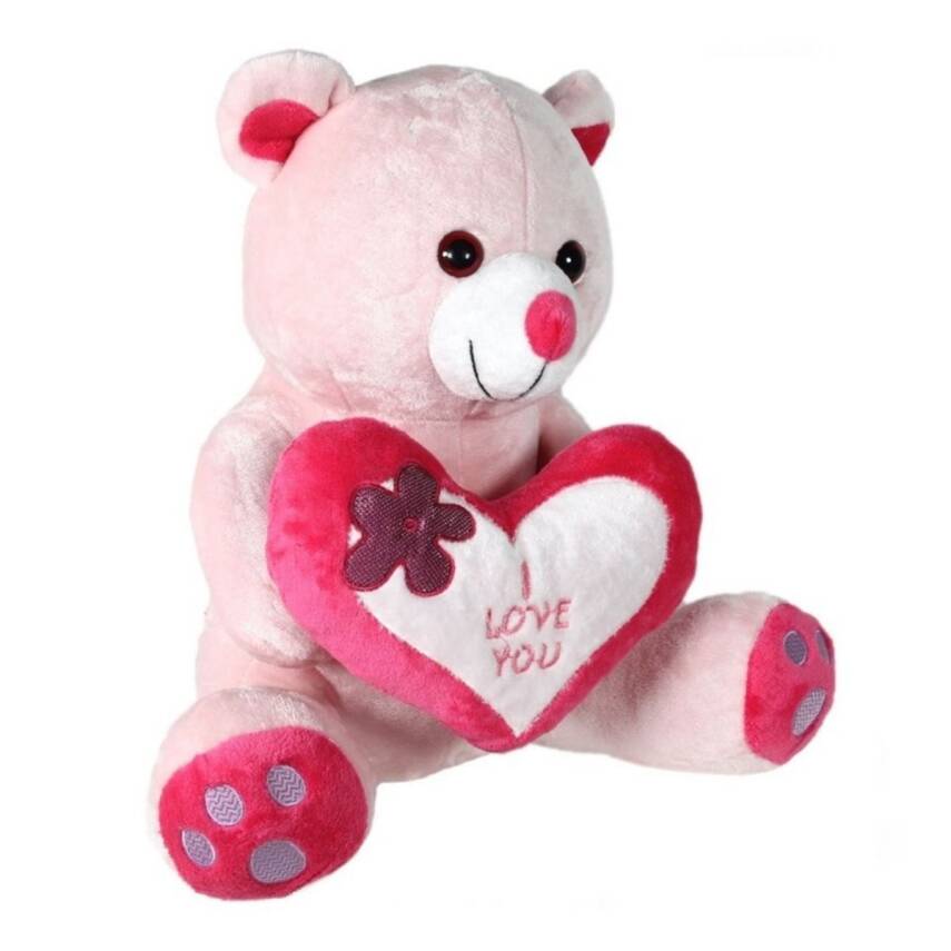 Gran Toys Kalpli Büyük Ayı 50 Cm Fk-43-Pembe - 1