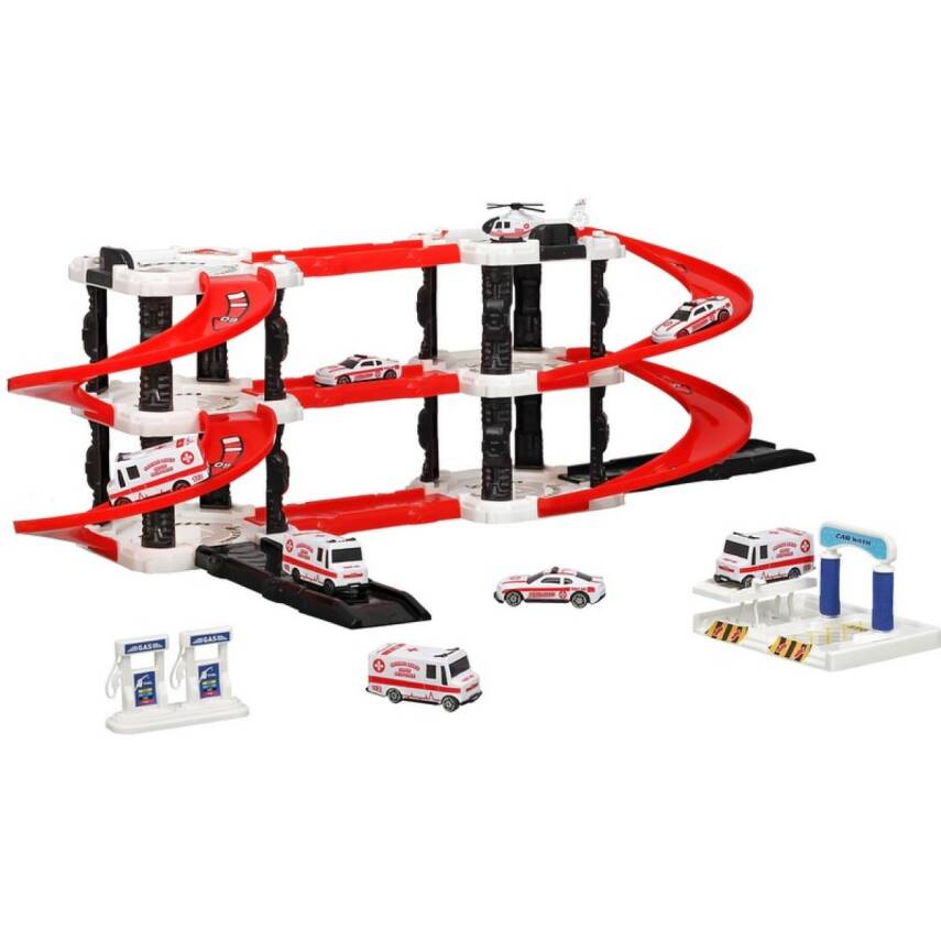 Hereos Toys Üç Katlı Çift Blok Ambulans Ern-2030 - 2