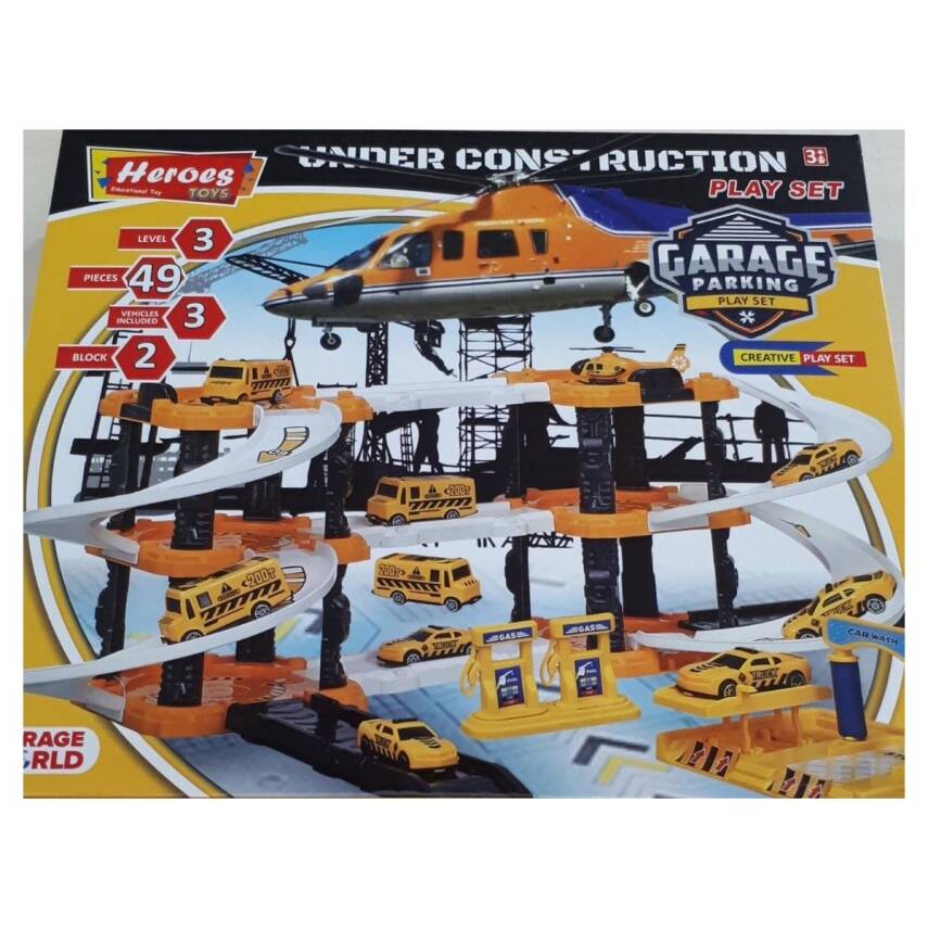 Hereos Toys ÜÇ Katlı Çift Blok İnşaat ERN-2029 - 1