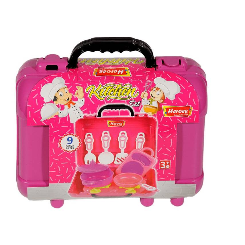 Heroes Toys Çantalı Mutfak Seti Ern-820 - 1