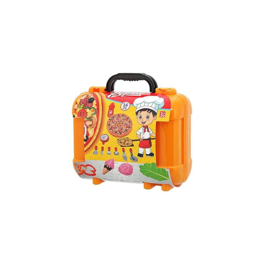 Heroes Toys Çantalı Pizza Seti Ern-818 - 1