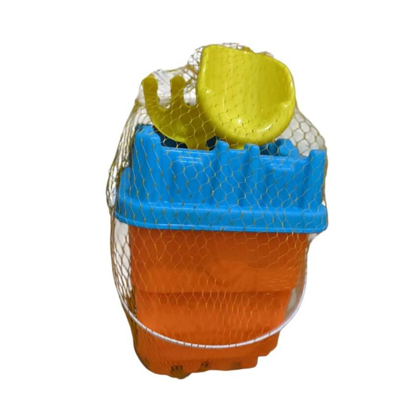 Heroes Toys Figürsüz Kürek Ve Tırmıklı Kale Kova ERN-888-Turuncu - 1