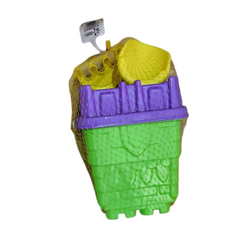 Heroes Toys Figürsüz Kürek Ve Tırmıklı Kale Kova ERN-888-Yeşil - 1