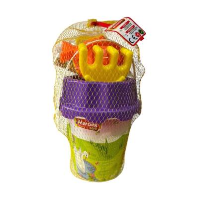 Heroes Toys Küçük Boy Resimli Kova Figürlü ERN-885-Mor