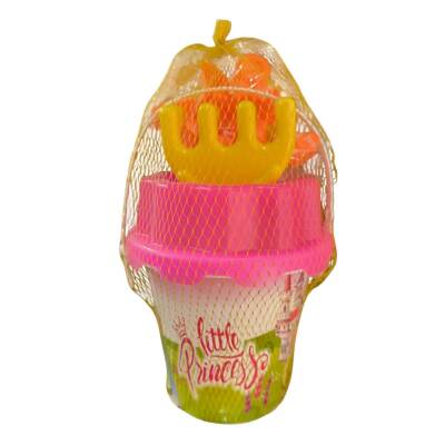 Heroes Toys Küçük Boy Resimli Kova Figürlü ERN-885-Pembe