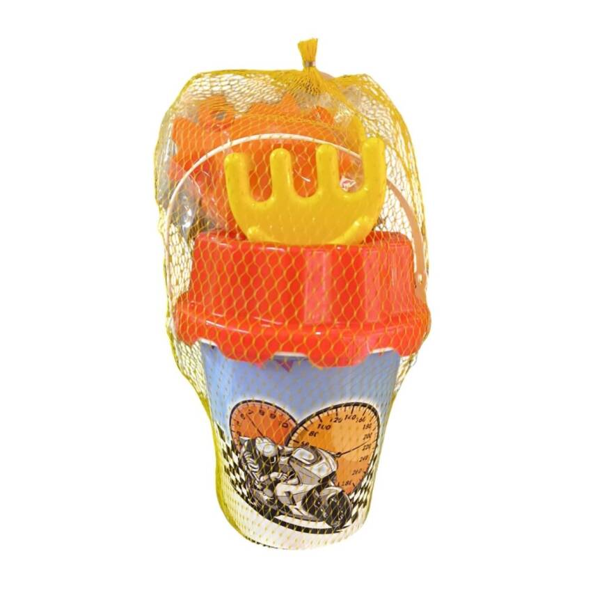 Heroes Toys Küçük Boy Resimli Kova Figürlü ERN-885-Turuncu - 1