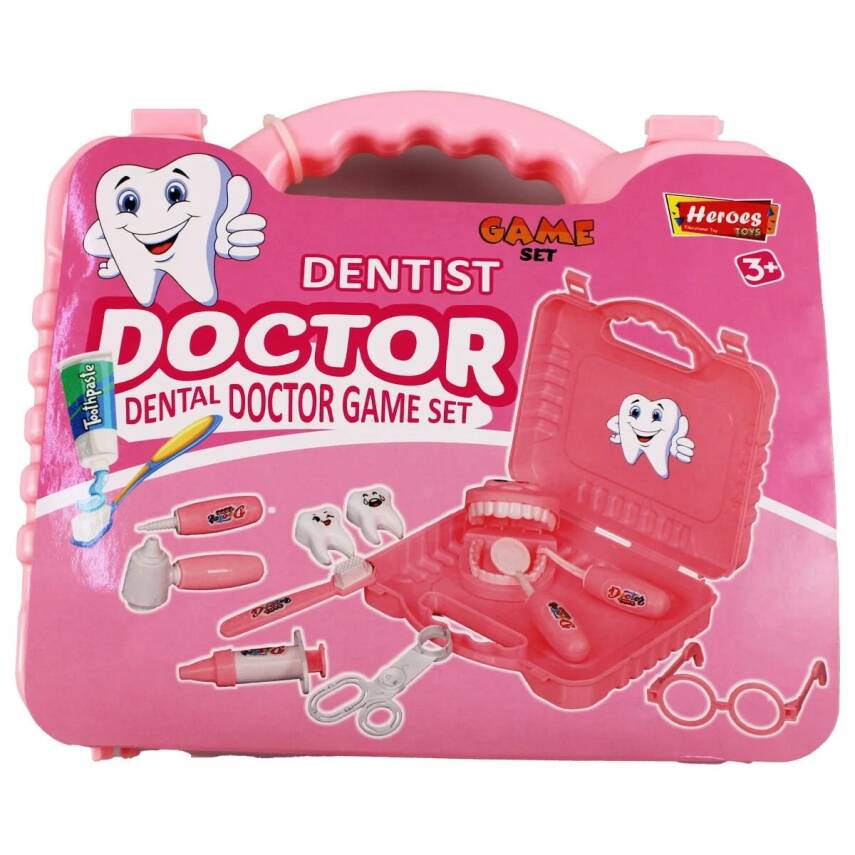 Heroes Toys Küçük Çantalı Kız Dişçi Seti Ern-813 - 1