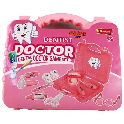 Heroes Toys Küçük Çantalı Kız Dişçi Seti Ern-813 - 1