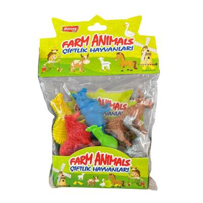 Heroes Toys Pvcli Çiftlik Hayvan Seti Ern-848