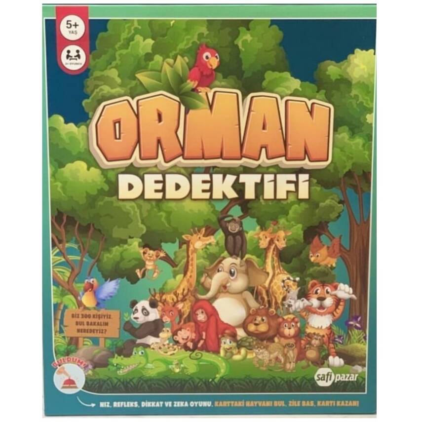Hobi Eğitim Dünyası Orman Dedektifi Kutu Oyunu SP001 - 2