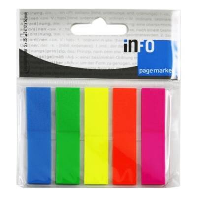 İnfo Notes 12x50 Sayfa Ayracı Dikdörtgen