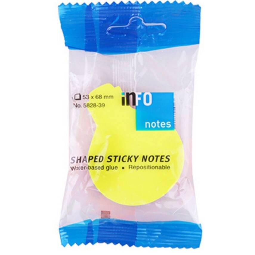 İnfo Notes 53x68Mm Yapışkanlı Notluk Renkli Ampul 200 Syf - 1