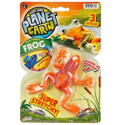 Jaru Planet Earth Esnek Hayvanlar Snm014-Turuncu Kurbağa