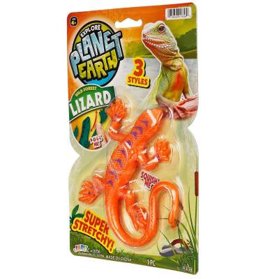 Jaru Planet Earth Esnek Hayvanlar Snm015-Turuncu Kertenkele