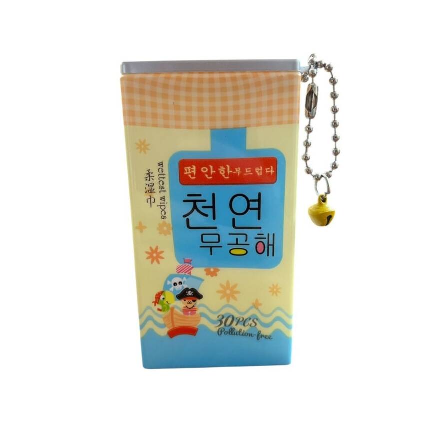 Junbao International 30 Parça Küçük Islak Mendil JB16-30206-Mavi - 1