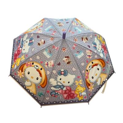 Hello Kitty Karakterli Çocuk Şemsiye Şkr-1-Lavanta - 2