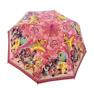 My Little Pony Karakterli Çocuk Şemsiye Şkr-1-Pembe - 2