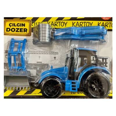 Kartoy Oyuncak Kartela Çılgın Dozer 2322-Mavi