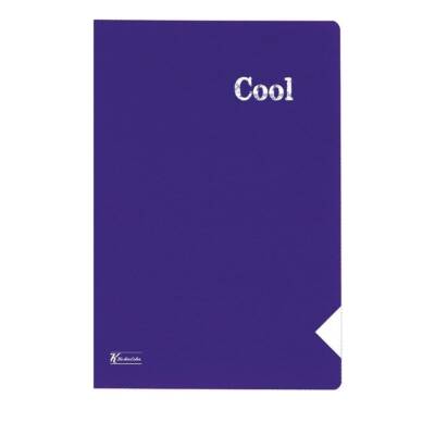 KeskinColor A5 PP KP Dikişli 40 Yp Kareli Defter-Mor