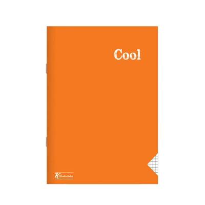 KeskinColor A5 PP KP Dikişli 40 Yp Kareli Defter-Turuncu