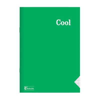 KeskinColor A5 PP KP Dikişli 40 Yp Kareli Defter-Yeşil