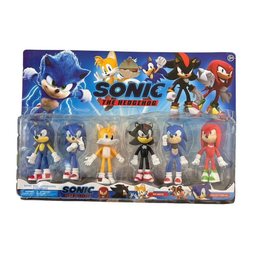 Kids Oyuncak 6lı Sonic Figür Set 18726 - 1