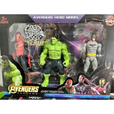 Kids Oyuncak Batman 3lü Işıklı Karakter Seti 2156-3