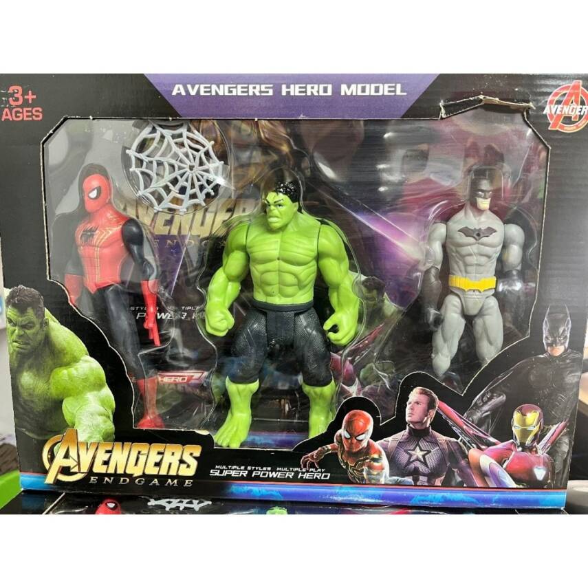 Kids Oyuncak Batman 3lü Işıklı Karakter Seti 2156-3 - 1