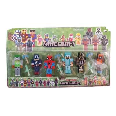 Kids Oyuncak Minecraft 6lı Süper Kahramanlar 2406 - 1