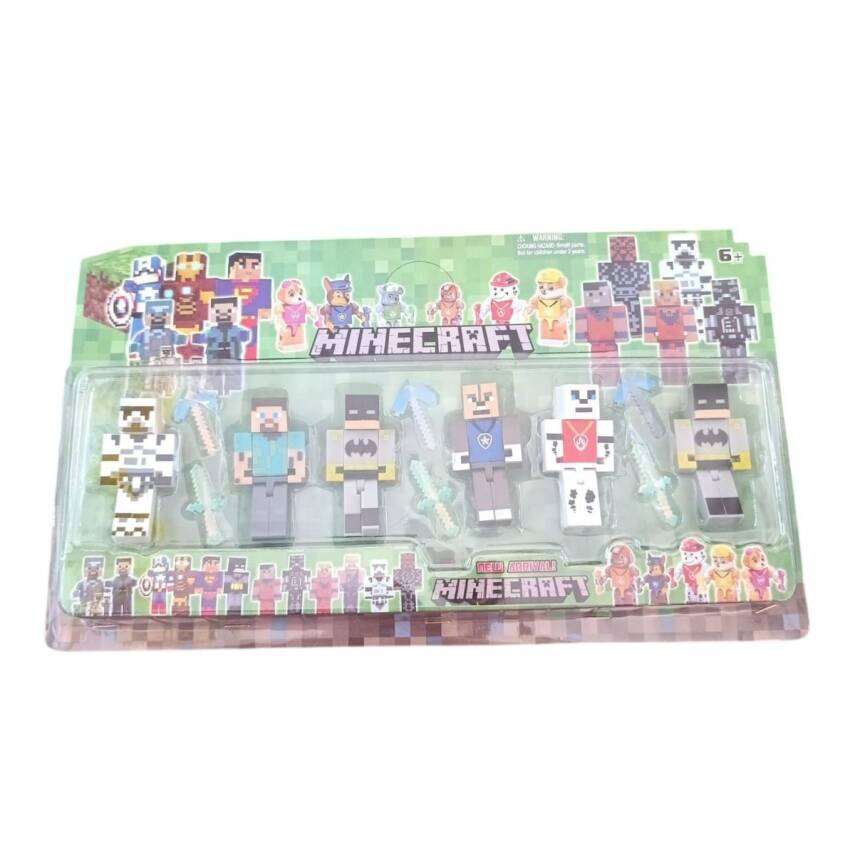 Kids Oyuncak Minecraft 6lı Süper Kahramanlar 2406 - 2
