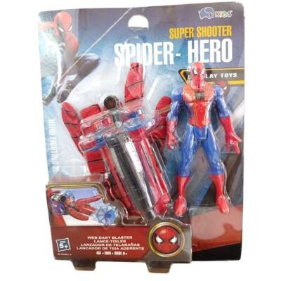 Kids Oyuncak Örümcek Adam Ağ Fırlatan Ok Atan Eldiven 5991-7P - 2