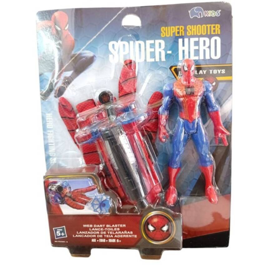 Kids Oyuncak Örümcek Adam Ağ Fırlatan Ok Atan Eldiven 5991-7P - 2